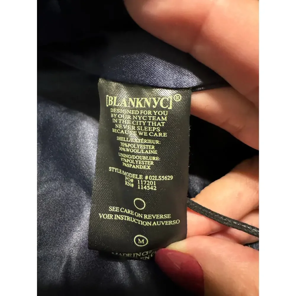 BlankNYC Hit The Trail Shacket Flannel Brown Green Navy Sz M - Picture 11 of 12